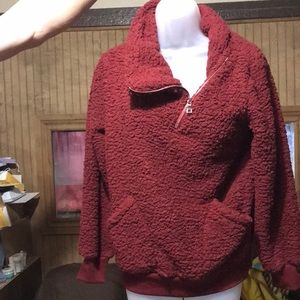 BNWT La Ros Burgundy SMALL zipper BNWT